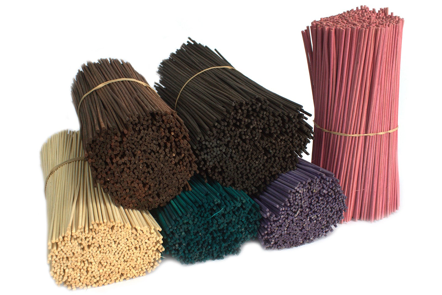 100 X Natural Reed Fragrance Oil Diffuser Replacement Sticks Bamboo ๐and Fibre Rattan 24cm