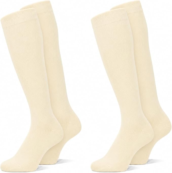 ARG Compression Flight Socks for Men & Women 2 Pairs (Blue, 6-11 UK)